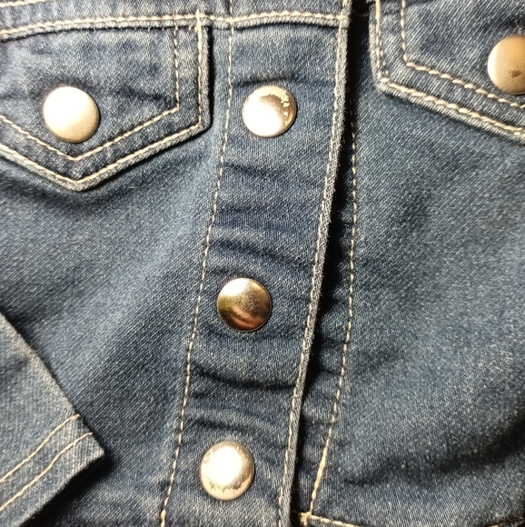 Jean Jacket with Ruffles - Picture 4 of 8